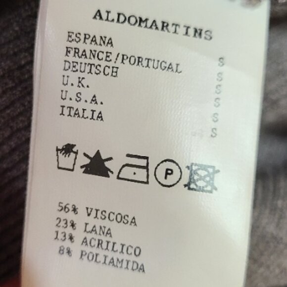 ALDOMARTINS FLORAL PRINT OVERSIZED KNIT SWEATER TUNIC PULLOVER sz S - Picture 7 of 7